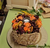 bouquet réalisé par une étudiante