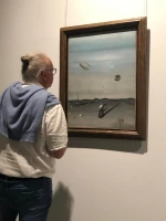 une peinture au musée