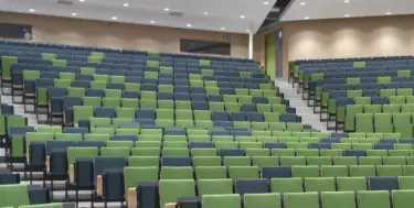L'amphithéâtre de droit de l'université de Namur.